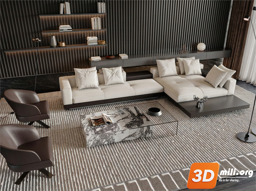 Sofa Minotti Skp Files 